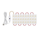 10 in 1 LED Mirror Front Lamp USB Infrared Sensor Makeup Mirror Fill Light