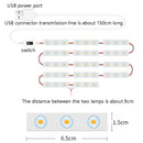 14 in 1 LED Mirror Front Lamp USB Infrared Sensor Makeup Mirror Fill Light