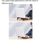 Oatsbasf 03489 Lazy Notebook Portable Bracket Foldable Portable Bracket With Mats(White)