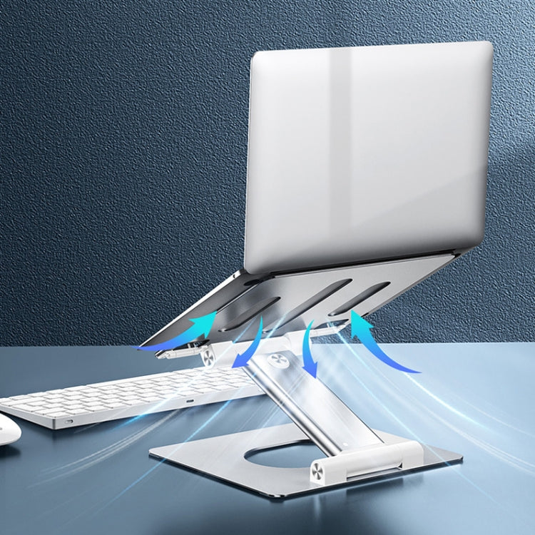 Oatsbasf Z09 Metal Notebook Bracket Office Adjustment Lifting Bracket(Silver)