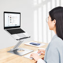 Oatsbasf Z09 Metal Notebook Bracket Office Adjustment Lifting Bracket(Silver)