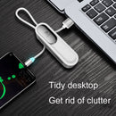 Oatsbasf 03131 Micro USB + USB-C / Type-C + 8Pin 3 in 1 Magnetic to USB Charging Data Cable(Black)