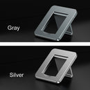 Oatsbasf 03321 Notebook Computer Invisible Height Increase Bracket Desktop Folding Storage Radiator(Gray)