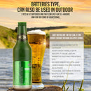 Ultrasonic Canned Beer Bubbler Wine Bottle Shape Beer Bubbler(Green)