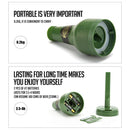 Ultrasonic Canned Beer Bubbler Wine Bottle Shape Beer Bubbler(Green)