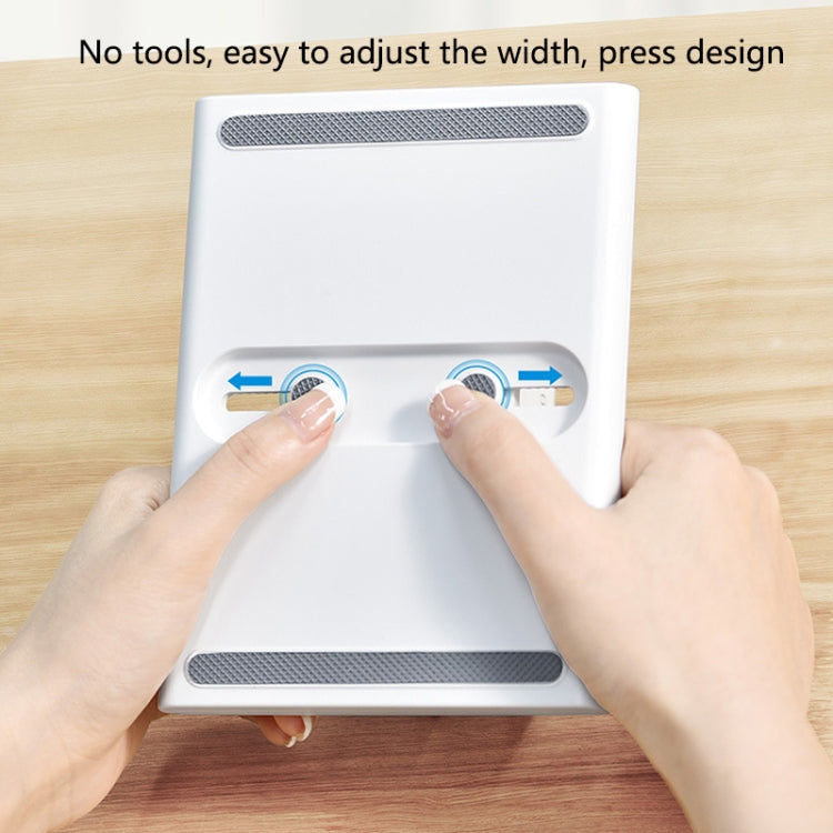 Oatsbasf 03670 Laptop Stand Storage Stand Computer Desktop Vertical Cooling Base, Colour: Black Ordinary