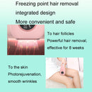 Home Laser Freezing Point Hair Removal Apparatus Full Body Beauty Portable Hair Removal Apparatus, Style: AU Plug(Freezing Point Pink)