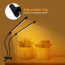 LED Plant Lamp Full Spectroscopy Natural White Remote Control Dimming Plant Growth Lamp, Power: 27W Three Head