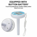 BL9057 Solar Swimming Pool Thermometer Swimming Pool Equipment Floating Water Thermometer with Digital Display Function(-20 -50 Celsius)