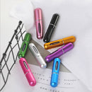 5 PCS 5ml Mini Perfume Spray Bottle With Bottom Filling Self-Pump Type Travel Portable Sub-Bottling Bottle Random Colour Delivery