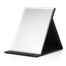 3 PCS Folding Portable High-definition Makeup Mirror PU Leather Desktop Vanity Mirror,Size: Extra Large (Black)