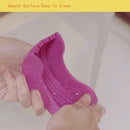 2 PCS Hamburger Handheld Box Egg Tart Sandwich Biscuits Box(Pink)