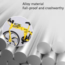 1:8 Scale Simulation Alloy Bicycle Model Mini Bicycle Toy Decoration(Race Bike-Yellow)