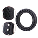 8.5 Inch Electric Scooter Honeycomb Anti-Explosive Tire Resistant Rubber Tire For Xiaomi Mijia M365 / M365 Pro(Black)