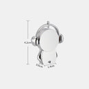 Y01 Metal Musician Car Cartoon Style U Disk, Capacity: 4GB(Silver)