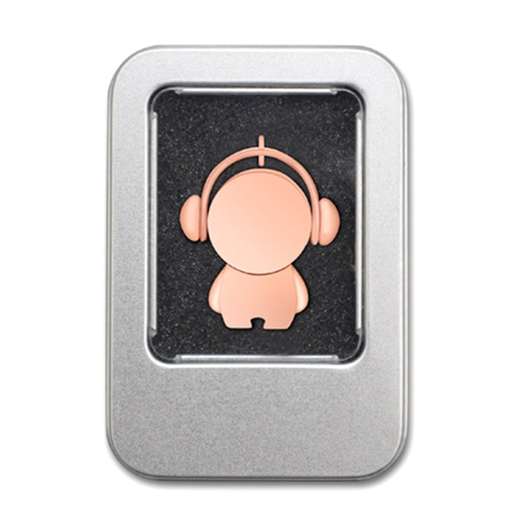 Y01 Metal Musician Car Cartoon Style U Disk, Capacity: 4GB(Silver)