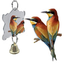 10 PCS/Set MT0008 Pet Parrot Ladder Mirror Bell String Toy Set