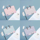 BUBM SMDNB-XZ Multifunctional Storage Laptop Bag Cute Fun Laptop Bag, Size: 13 inch(Light Gray)