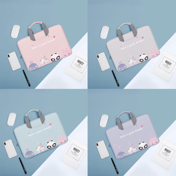 BUBM SMDNB-XZ Multifunctional Storage Laptop Bag Cute Fun Laptop Bag, Size: 13 inch(Light Pink)