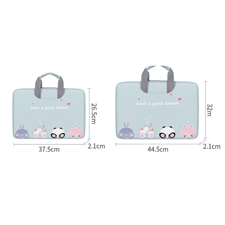 BUBM SMDNB-XZ Multifunctional Storage Laptop Bag Cute Fun Laptop Bag, Size: 13 inch(Light Blue)