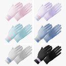 GOLOVEJOY XG40 Summer Sun-proof Gloves UV Protection Ice Cool Sweat-absorption Gloves(Blue)