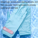 GOLOVEJOY XG40 Summer Sun-proof Gloves UV Protection Ice Cool Sweat-absorption Gloves(Blue)