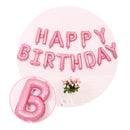 2 PCS 16 Inch Happy Birthday Letter Aluminum Film Balloon Birthday Party Decoration Specificationï¼š(US Version Silver))