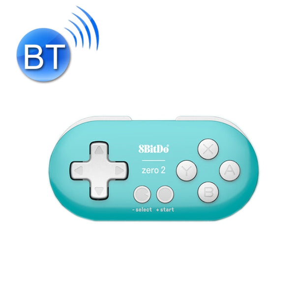 8Bitdo Zero2 Wireless Bluetooth Mini Handle For Switch / Windows / Android / MacOS / Steam / Respeberr(Blue Green)