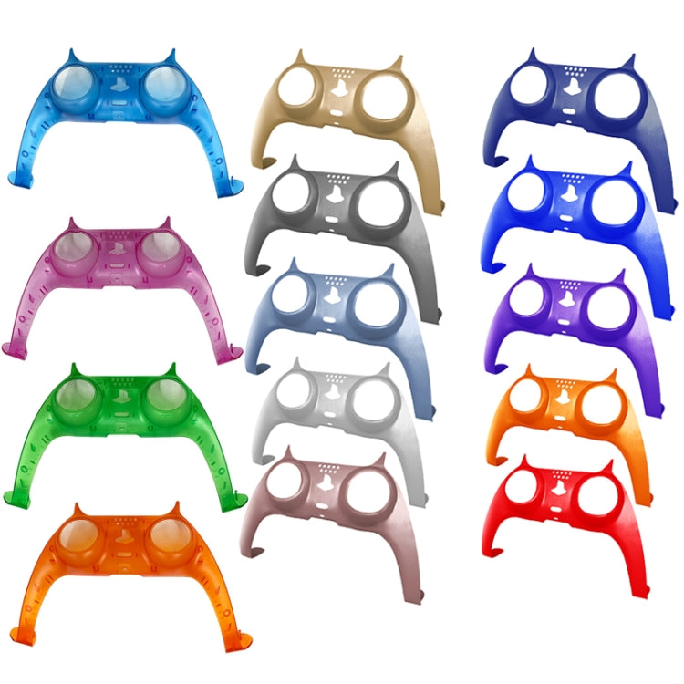 JYS-P5126 Game Handle Decoration Strip Replacement Shell For PS5(Transparent Purple)