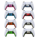 JYS-P5126 Game Handle Decoration Strip Replacement Shell For PS5(Titanium Blue)