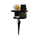 Outdoor Portable Folding Wine Table Outdoor Beach Table, Colour: Double Layer Wood Color