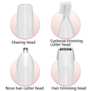 Electric 4 In 1 Epilator Ladies Household Multi-Function Water Washing Shaver(Purple Flower)