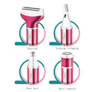 MARSKE Safe Hair Removal Electric Hair Removal Device For Women(EU Plug Purple Red)