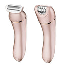 Suker SK-517 Electric Water Eluting Hair Removal Device Women Household Hair Plucker Multifunctional Two-In-One Shaver Epilator(Pink)