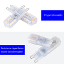 6 PCS G9 LED Corn Lamp 2835 Patch Energy-Saving Light Bulb, Power: 3W 14 Beads Milky White Mask(Blocking-White)