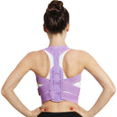 Humpback Correction Belt Back Posture Corrector, Specification: M(050 Adult Purple)