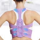 Humpback Correction Belt Back Posture Corrector, Specification: M(050 Adult Purple)