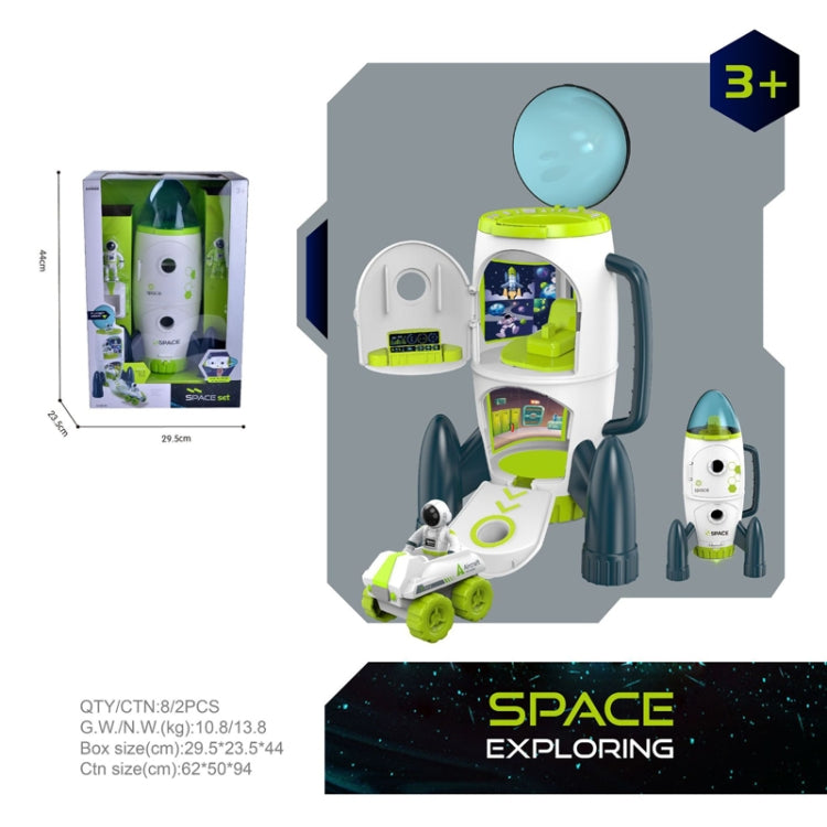 Simulation Sound And Light DIY Assembled Aviation Model Science And Education Toys, Colour: Rocket