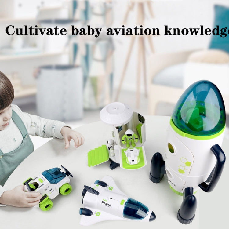 Simulation Sound And Light DIY Assembled Aviation Model Science And Education Toys, Colour: Rocket