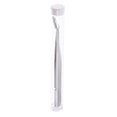 6 PCS Stainless Steel Marriage Accepted Eyelashes Tweezers Eyebrow Combing Tweezers, Color Classification: Silver (PVC Tube)