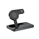 W-1 4 in 1 Desktop Folded Multi-Function Wireless Charger For Mobile Phone / IWatch / AirPods / Apple Pencil
