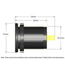 KWG-P1 Car Motorcycle Ship Modified USB Charger 5V 3.1A With Blue LED Lamp Display Waterproof And Dustproof Car Charger