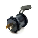 KWG-P1 Car Motorcycle Ship Modified USB Charger 5V 3.1A With Blue LED Lamp Display Waterproof And Dustproof Car Charger