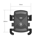 Kewig M16-B Bicycle Motorcycle Outdoor Riding Fixed Mobile Phone Bracket, Style: Rearview Mirror(Black)