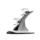 IPLAY HBP-314 Wireless Bluetooth Handle Two-Seater Charger For PS5(White)