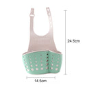 Kitchen Sponge Drain Holder Wheat Fiber Storage Rack Basket Wash Cloth Toilet Soap Shelf Organizer(Green)
