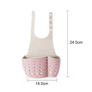 Kitchen Sponge Drain Holder Wheat Fiber Storage Rack Basket Wash Cloth Toilet Soap Shelf Organizer(Pink)