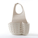 Kitchen Sponge Drain Holder Wheat Fiber Storage Rack Basket Wash Cloth Toilet Soap Shelf Organizer(Beige)