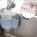 Kitchen Sponge Drain Holder Wheat Fiber Storage Rack Basket Wash Cloth Toilet Soap Shelf Organizer(Beige)