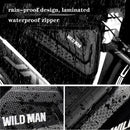 WILD MAN ES19 Bicycle EVA Hard Shell Triangle Bag Mountain Bike Front Beam Bag(Black)